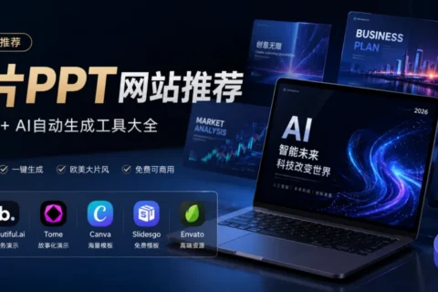 2026最新成片PPT网站推荐：免费高级模板 + AI自动生成工具