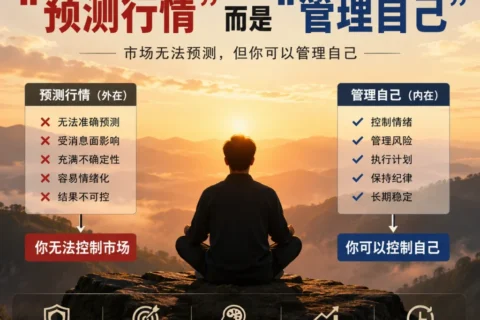 交易的核心并非“预测行情”，而是“管理自己”